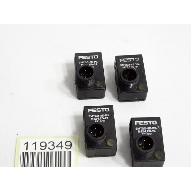 Festo Näherungsschalter SMTSO-8E-PS-M12-LED-24 191986 Inhalt:4 Stück / Unbenutzt - Maranos.de
