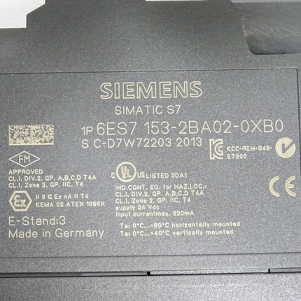 Siemens Anschaltung ET 200M IM 153-2 6ES7153-2BA02-0XB0 6ES7 153-2BA02-0XB0
