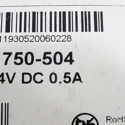 Wago 750-504 4-Kanal-Digitalausgang / Preis pro Stück ohne ovp / Neu - Maranos.de