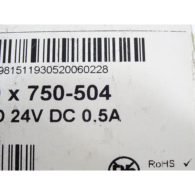 Wago 750-504 4-Kanal-Digitalausgang / Preis pro Stück ohne ovp / Neu - Maranos.de