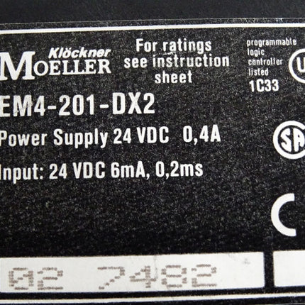 Moeller EM4-201-DX2 Eingabenmodul - Maranos.de