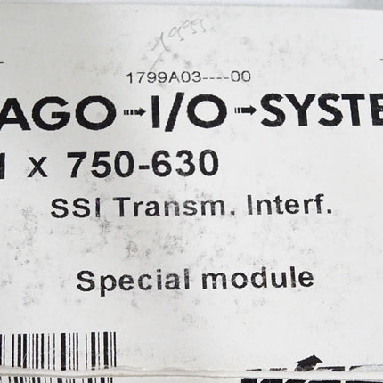 Wago 750-630 SSI-Geber-Interface / Neu OVP - Maranos.de