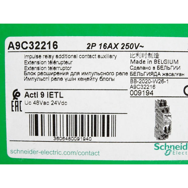 Schneider Electric Erweiterung Acti 9 IETL A9C32216 / Neu OVP - Maranos.de