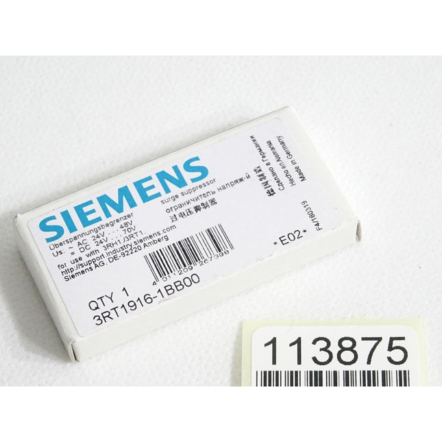 Siemens Überspannungsbegrenzer 3RT1916-1BB00 / Neu OVP - Maranos.de