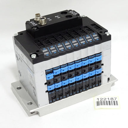 Festo Ventilinsel 534509 CPV10-GE-IP-8 18200 CPV0-VI + Magnetventil 161415