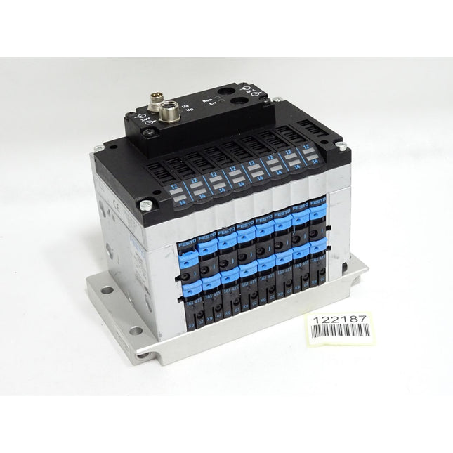 Festo Ventilinsel 534509 CPV10-GE-IP-8 18200 CPV0-VI + Magnetventil 161415