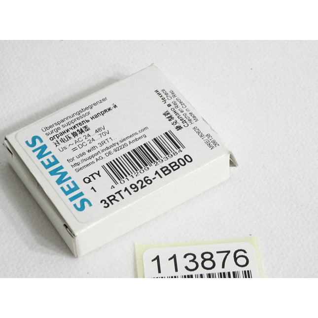 Siemens Überspannungsbegrenzer 3RT1926-1BB00 / Neu OVP - Maranos.de