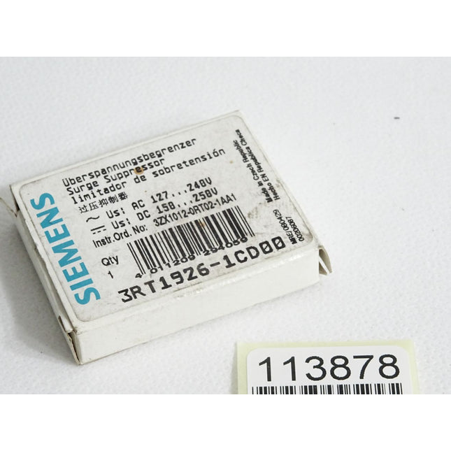Siemens Überspannungsbegrenzer 3RT1926-1CD00 / Neu OVP - Maranos.de