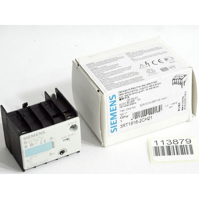 Siemens Zeitrelais-Aufsatz 3RT1916-2CH21 / Neu OVP - Maranos.de