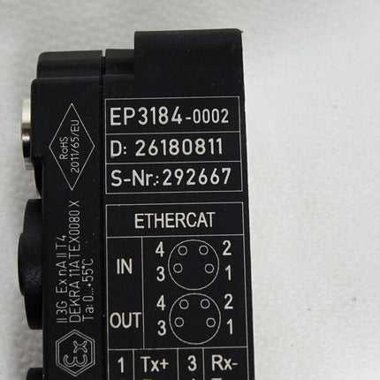 Beckhoff EtherCAT-Box EP3184-0002 4-Kanal-Analog-Eingang
