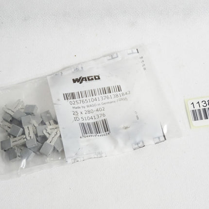 Wago 280-402 Brücker isoliert grau / Inhalt:25 Stück / Neu OVP - Maranos.de