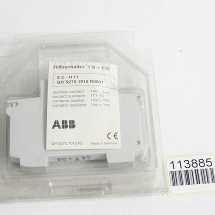 ABB Hilfsschalter S2-H11 GHS2701916R0001 / Neu OVP - Maranos.de
