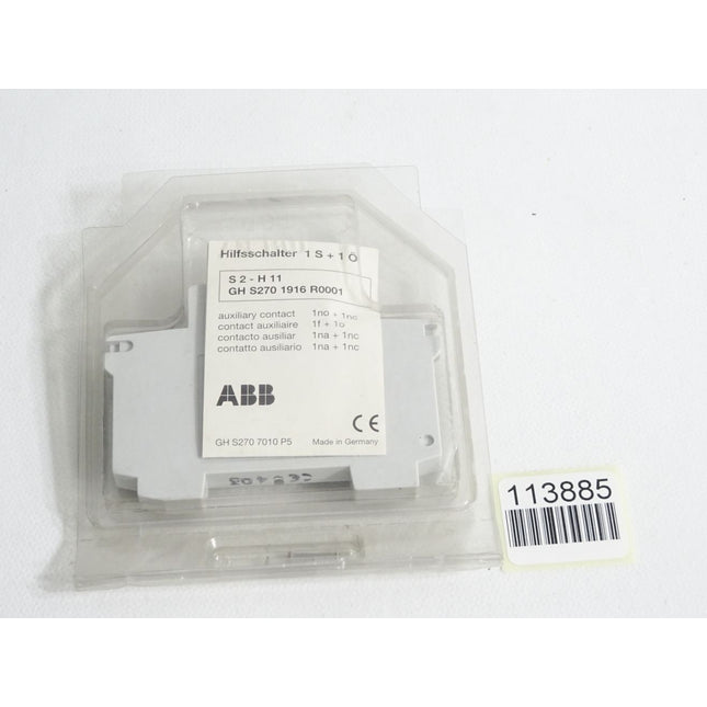 ABB Hilfsschalter S2-H11 GHS2701916R0001 / Neu OVP - Maranos.de