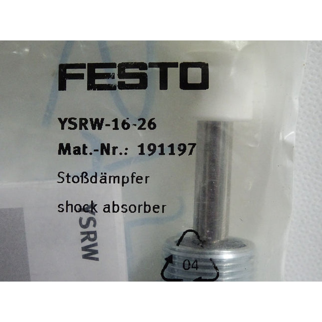 Festo Stoßdämpfer 191197 YSRW-16-26 / Neu OVP - Maranos.de