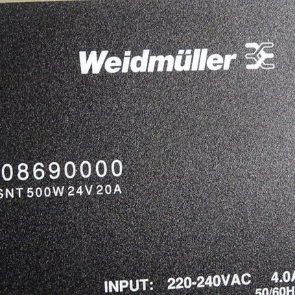 Weidmüller 8708690000 CP-SNT 24V-28V / 20A Power Supply