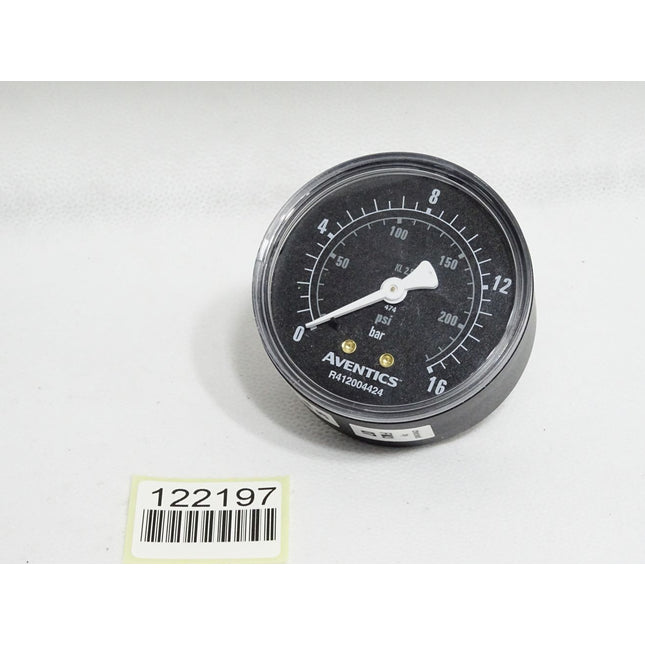 Aventics Manometer PG1-ROB-G014-SAS-D63-0-16bar R412004424 / Neu mit Lagerspuren