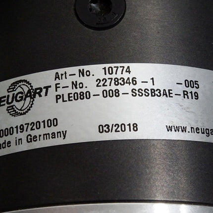 Neugart Getriebe PLFE080-008-SSSB3AE-R19 10774 - Maranos.de
