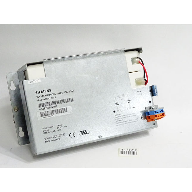 Siemens Blei-Akku-Moduk 24VDC 15 A 6EP1935-6MD31 6EP1 935-6MD31 - Maranos.de