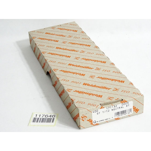 Weidmüller Kabelkennzeichnung 1711320003 SF1/12 rot / Inhalt:400 Stück / Neu OVP