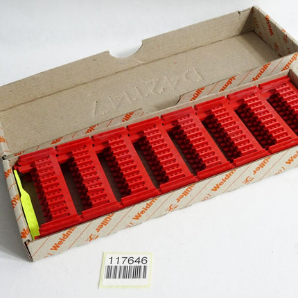 Weidmüller Kabelkennzeichnung 1711320003 SF1/12 rot / Inhalt:400 Stück / Neu OVP