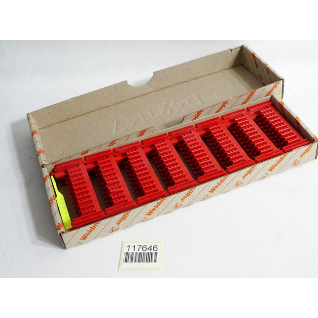 Weidmüller Kabelkennzeichnung 1711320003 SF1/12 rot / Inhalt:400 Stück / Neu OVP