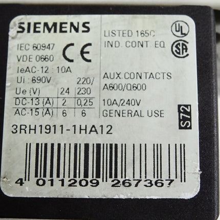 Siemens 3RT1017-1AP01 Leistungsschütz - Maranos.de