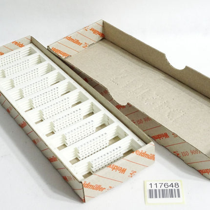 Weidmüller Klemmenmarkierung 1762320011 / Inhalt:500 Stück / Neu OVP