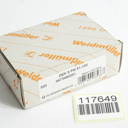 Weidmüller Klemmenmarkierung 0473460051 / Inhalt:500 Stück / Neu OVP