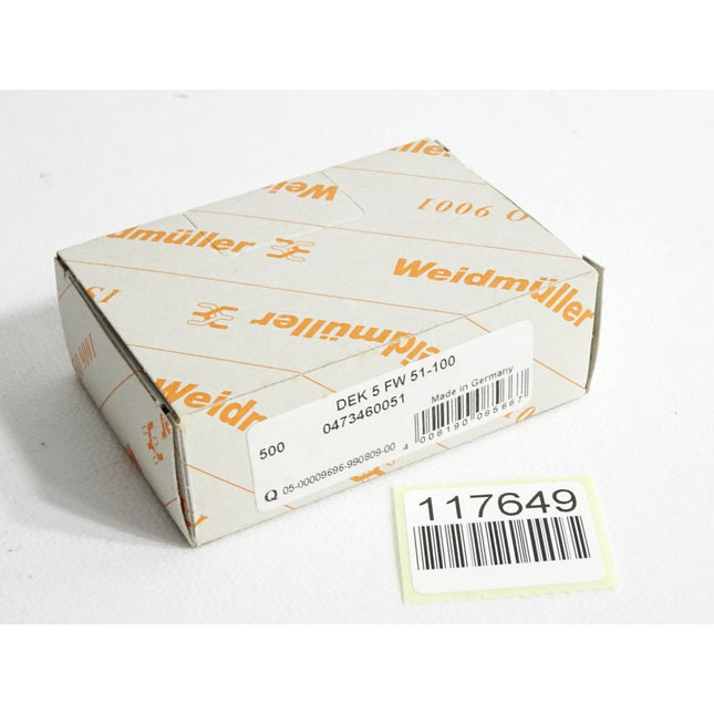 Weidmüller Klemmenmarkierung 0473460051 / Inhalt:500 Stück / Neu OVP