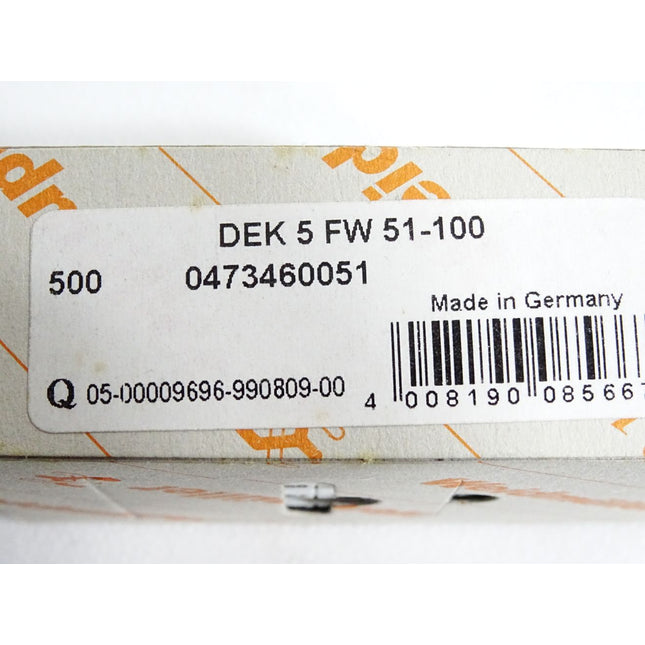 Weidmüller Klemmenmarkierung 0473460051 / Inhalt:500 Stück / Neu OVP
