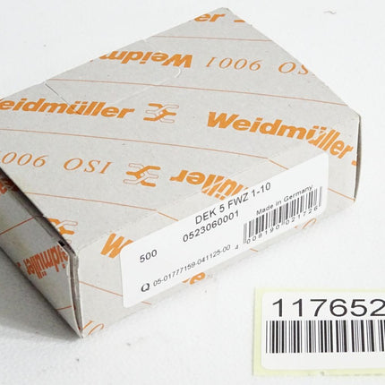Weidmüller Klemmenmarkiererung 0523060001 / Inhalt:500 Stück / Neu OVP