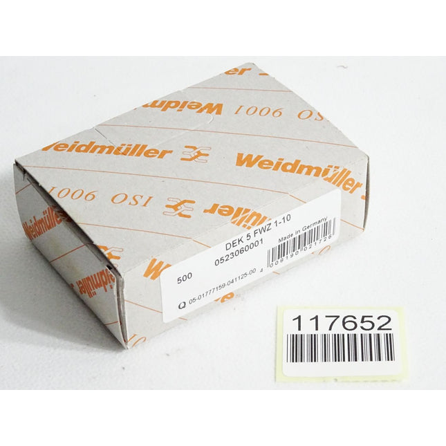 Weidmüller Klemmenmarkiererung 0523060001 / Inhalt:500 Stück / Neu OVP
