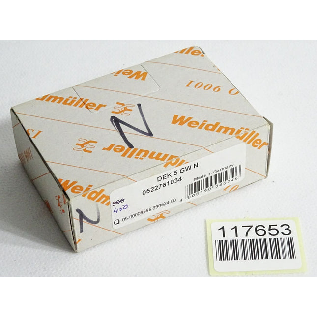 Weidmüller Klemmenmarkiererung 0522761034 / Inhalt:450 Stück / Neu OVP