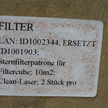Clean-Laser 1 Sternfilterpatrone für Filtercube 10m2 1002344 (1001903) Neuwertig - Maranos.de