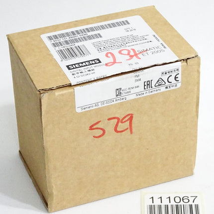 Siemens ET200S 6ES7131-4BD01-0AB0 6ES7 131-4BD01-0AB0 Inhalt:2 Stück Neu OVP - Maranos.de