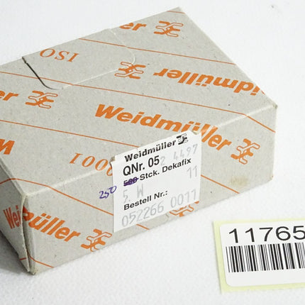 Weidmüller Klemmenmarkiererung 0522660011 / Inhalt:250 Stück / Neu OVP