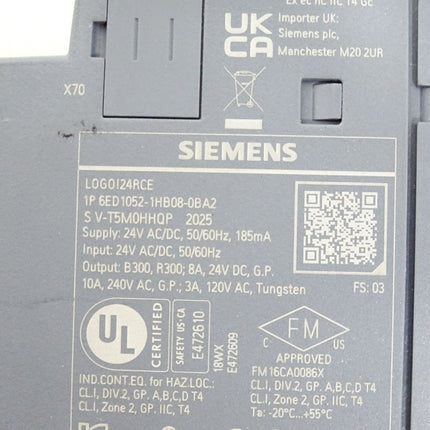 Siemens LOGO!24RCE Logikmodul 6ED1052-1HB08-0BA2
