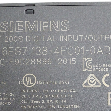 Siemens ET200S 6ES7138-4FC01-0AB0 6ES7 138-4FC01-0AB0 Neu - Maranos.de