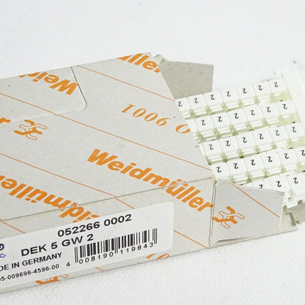 Weidmüller Klemmenmarkiererung 0522660002 / Inhalt:300 Stück / Neu OVP
