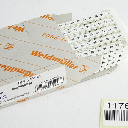Weidmüller Klemmenmarkiererung 0522660024 / Inhalt:499 Stück / Neu OVP