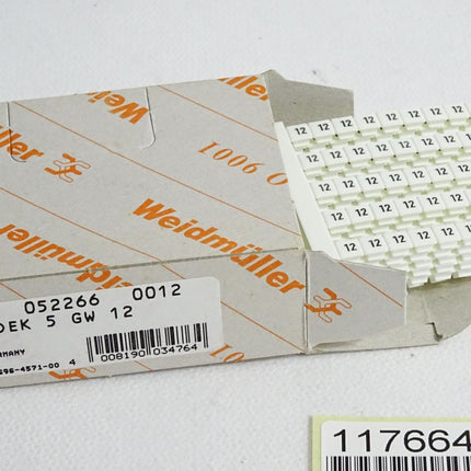 Weidmüller Klemmenmarkiererung 0522660012 / Inhalt:350 Stück / Neu OVP