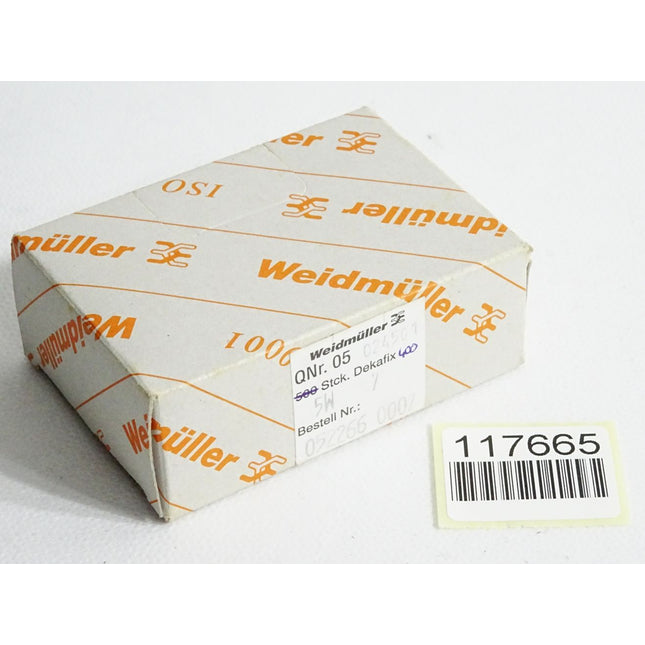 Weidmüller Klemmenmarkiererung 0522660007 / Inhalt:400 Stück / Neu OVP