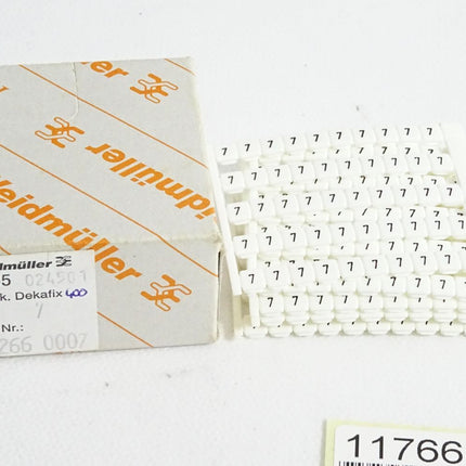 Weidmüller Klemmenmarkiererung 0522660007 / Inhalt:400 Stück / Neu OVP