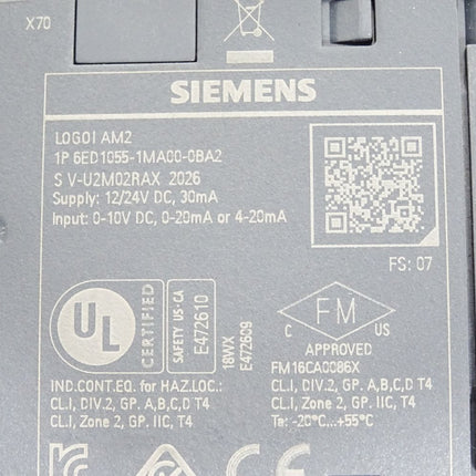 Siemens Logo! Erweiterungsmodul AM2 6ED1055-1MA00-0BA2