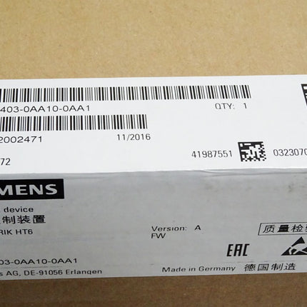 Siemens Hand-held device 6FC5403-0AA10-0AA1 / Neu OVP versiegelt - Maranos.de