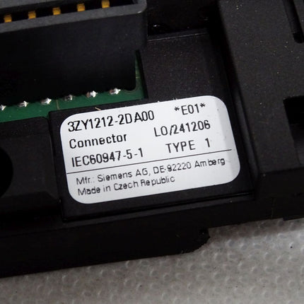 Siemens Geräteabschlussverbinder für 3SK1 3ZY1212-2DA00 / Unbenutzt