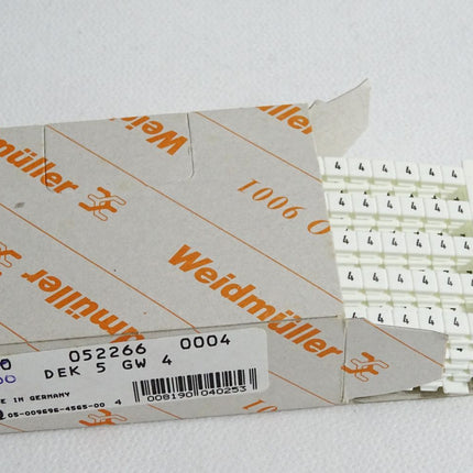 Weidmüller Klemmenmarkiererung 0522660004 / Inhalt:400 Stück / Neu OVP