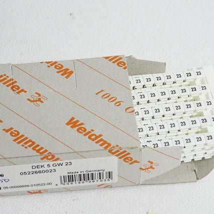 Weidmüller Klemmenmarkiererung 0522660023 / Inhalt:450 Stück / Neu OVP