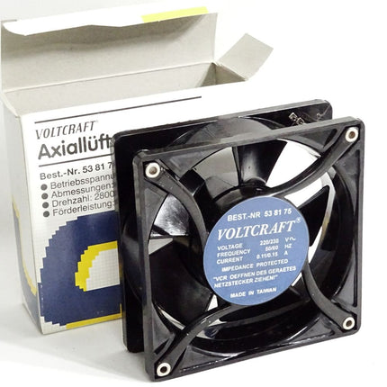 Voltcraft 538175 Axiallüfter VK220 220VAC 120x120x38.5mm / Neu OVP - Maranos.de