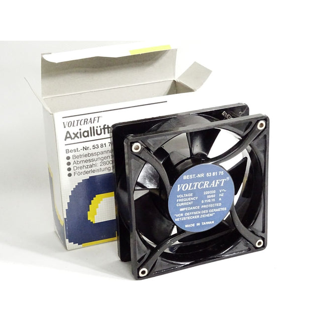 Voltcraft 538175 Axiallüfter VK220 220VAC 120x120x38.5mm / Neu OVP